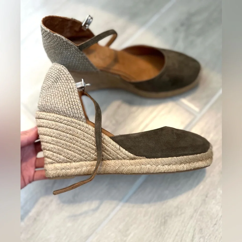 New UNISA Size 38 High Wedge Espadrille Made In Spain - Picture 4 of 4